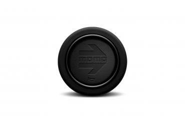 MOMO Arrow Black leather Horn Button